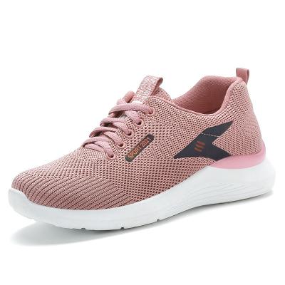 China Fashion trend G-N86 wholesale price knitted upper women's running shoes women's running shoes for sale