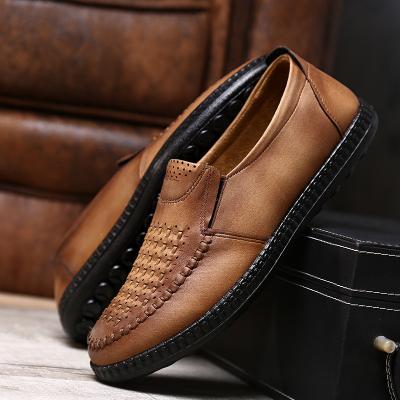 China Fashion Trend 1720 High Quality Men's Loafers Leather Shoes Light Weight Loafers Men's Soft Loafers Shoes for sale