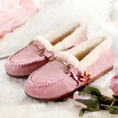 China Other Warm Plush D1 Women's Winter Soled Cotton Soft Unique Flat Shoes for sale