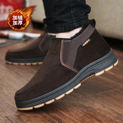 China 2022 New Secand Style New Style Light Upper Cotton Shoes Custom Running High Top Hand Shoes Men Snow Cotton Shoes for sale