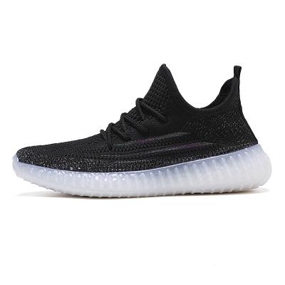 China Fashion trend JSYQ802 TPR shoes and sandals good quality single female Yeezy hot sale 350 sneakers lighting shoes women tpr shoe for sale