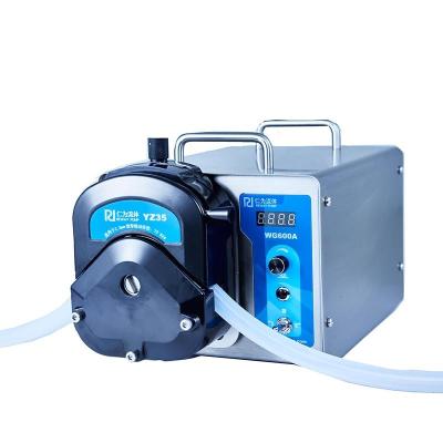 China Automotive Industry Semi Automatic Peristaltic Pump Filling Machine With Hand Dispenser Or Foot Pedal for sale