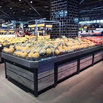 China Double Sided Supermarket Display / Rack Fruit Vegetable Display / Supermarket Price for sale