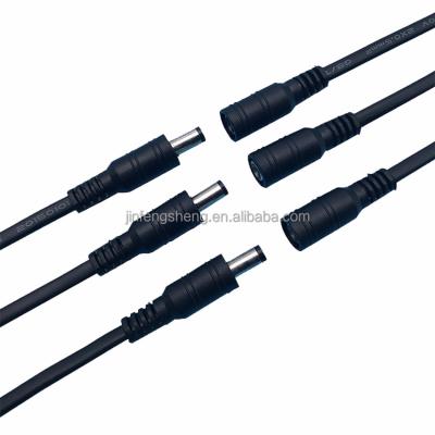 China Electronic DC 5521 5525 Custom Connector With Cable 5521 DC Power Cable DC Cable 5.5*2.1 for sale