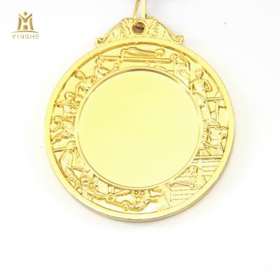 China Europe wholesale gold sports silver copper zinc alloy medal and best quality metal medal for award for sale