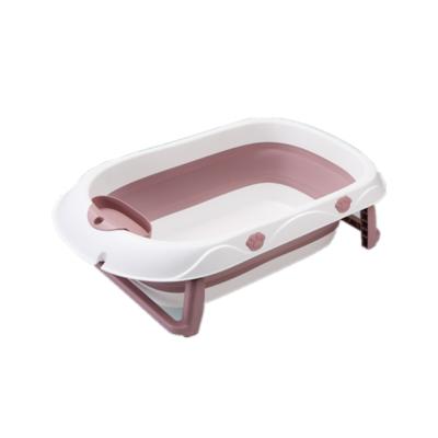 China Sustainable Baby Shower Plastic Collapsible Collapsible Tub Portable Newborn Baby Tub for sale