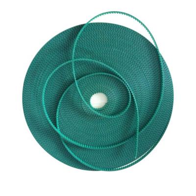 China Free Sample Strong Durable Green Curtain Belt PU Green Driving Belt In Durable Smart Curtain Accessories For Motorized Curtain for sale