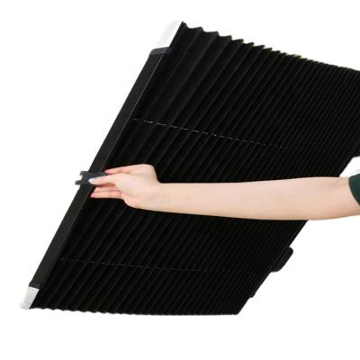 China Lowering Retractable Fordable Car Window Curtains Aluminum Foil Sunshade Sunshade Interior Front Window Car Rear Window Sunshade Temperatures for sale