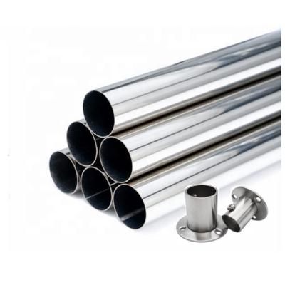 China Modern Custom Window Curtain Rods Frame Pole Track Accessories 201 Corrosion Resistant 304 Stainless Steel Round Tube Pipe Pipe for sale