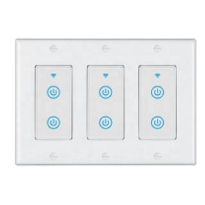 China Google Alexa Smart Voice Smart Voice APP Tuya Band Life APP Tuya Band WiFi Touch Remote Control Smart Lamp Switch WiFi US AU US Standard 6 Smart Home Smret Switch Lamp Switch for sale