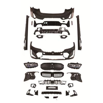 China Plastic Body Parts Kit Front Bumper Rear Bumper Grille Modify Car Upgrade Body Kits For BMW 3 Series G20 for sale