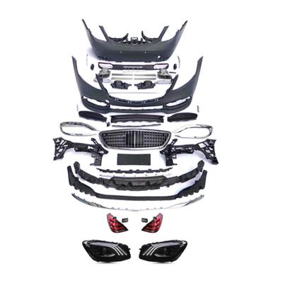 China Plastic Automotive Parts Accessories Auto Spares Car Conversion Facelift Body Kit For BENZ S Class W222 S450 S65 S63 for sale