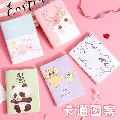 China Creative Hardcover Book Brand PVC Sleeve Diary Cartoon Thick Notebook Student Stationery for sale