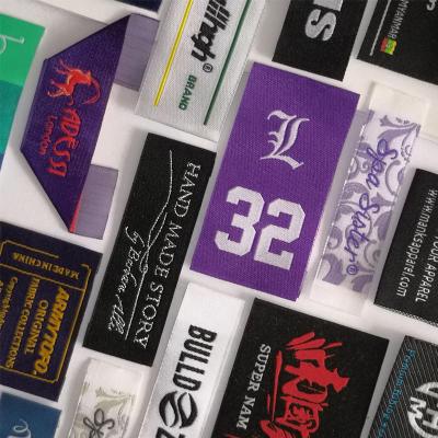 China Custom Sustainable Premium Soft Woven Labels With Your Logo Cheap Apparel Labels Custom Woven for sale