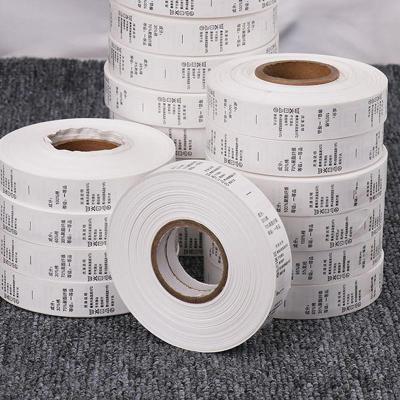 China Viable Wholesale Supplier Custom Garment T-Shirt Iron On Matte Vinyl Wash Private Care Labels For Apparel for sale