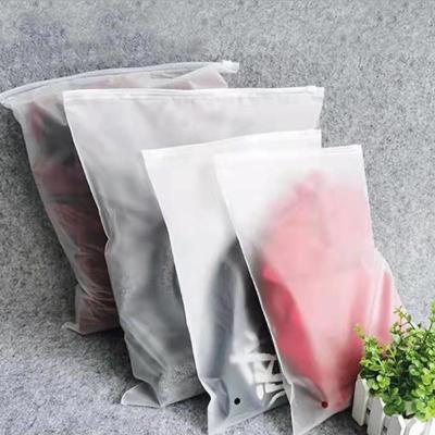 China BIODEGRADABLE custom printing ziplock t-shirt swim wear bikini frosted zipper underwear plastic packaging bags for clothes for sale