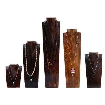 China China new creative high quality wooden necklace display frame can be customized girl necklace collection. for sale