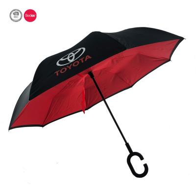 China Rain Umbrella/Reverse Umbrella/Promotion Umbrella Logo Printed Promotional Custom Reverse Umbrella for sale