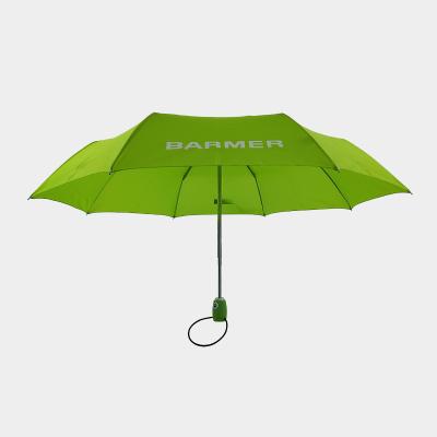 China Custom Logo Lightweight Self Open Close Three Fold Umbrella for sale