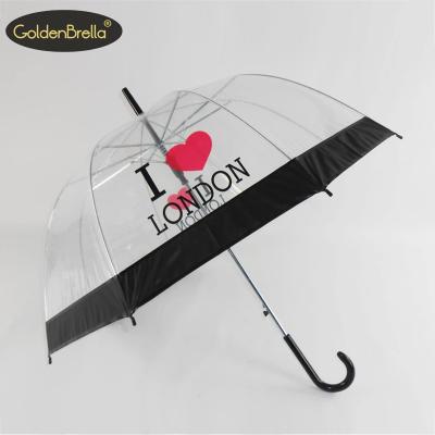 China All in 1 transparent POE dome shape umbrella apllo umbrella for sale