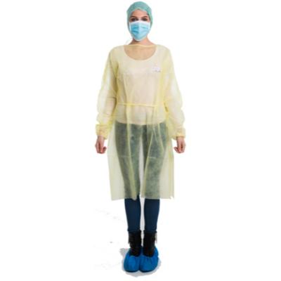 China DISPOSABLE medical care ISOLATION GOWN pp 35g for hospital and medical use for sale