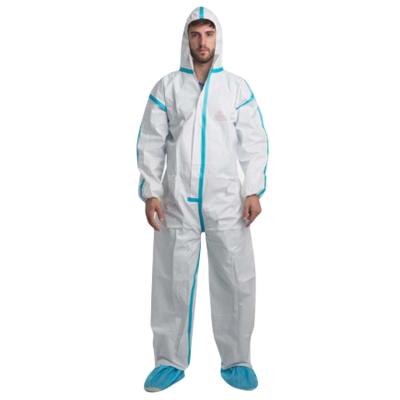 China ESD Cleanroom Isolation Gown Custom Sterile White Grid Suit PPE Medical Care Coverall Unisex ESD Polyester for sale