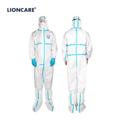 China Type4/5/6 Medical Care Coverall Disposable Medical Suit Protective Clothing for sale