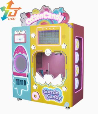 China Volledig automatische arcade game machine elektrische cotton candy floss vending machine Te koop