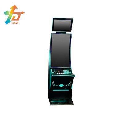 Chine Machines à sous à plat debout à l'étage Machines à jeux vidéo courbes de 43 pouces à vendre