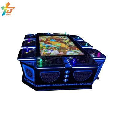 China Multiplayer Fishing Hunter Machine Cabinet 100 Inch Arcade Game Table for sale