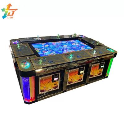 China 8 Spelers Mermaid Legend Fish Game Tables 65 Inch Fish Game Gambling Table Te koop