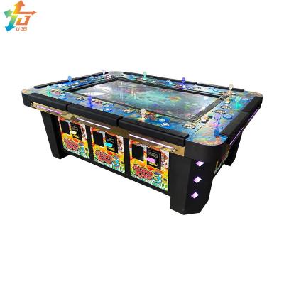 China 10 Players Fish Gaming Table Machine Metal Box Cabinet 1080p Resolution for sale