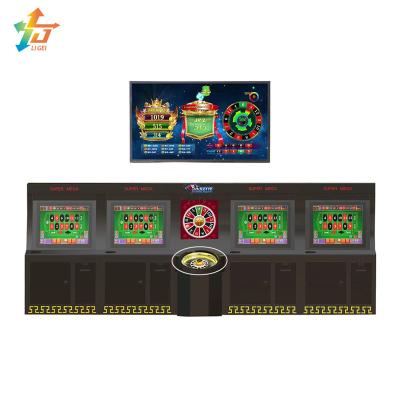 China 17 Inch Roulette Game Machine Wall Mounted Linking Version Roulette For 4 Players for sale