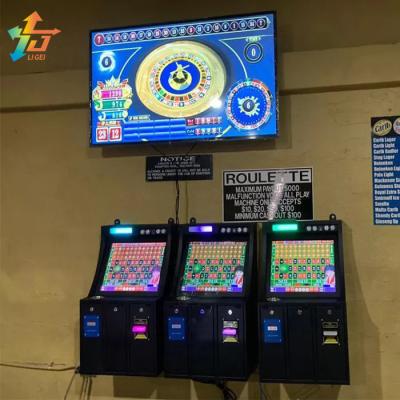 China Wall Mega Casino Roulette Table Jackpot Casino Slot Game Machine For 3 Players for sale