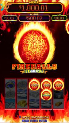 China FireBall LOL Life Of Luxury Gaming PCB Boards For Slot Machine Support 3 Model for sale