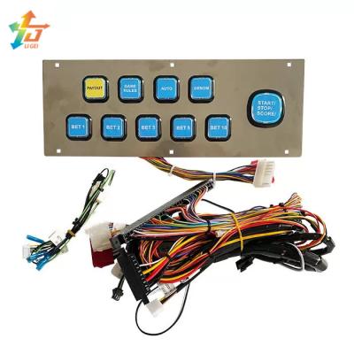 China Fire Link Dragon Link Slot Machine Spare Parts Arcade Machine Metal Buttons Panel for sale