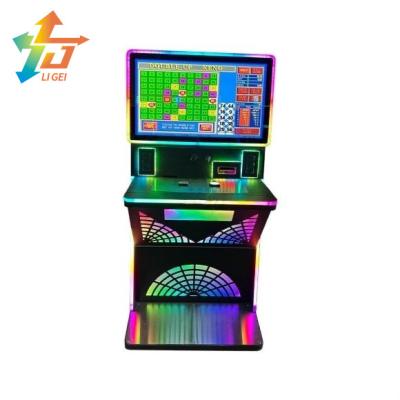 China Single player Pot O Gold Game Machine 27 Inch Texas Keno 4 Hearts Gaming Metal Box for sale