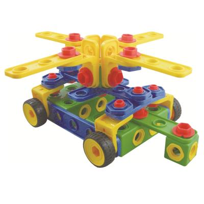 China Safety Factory Lightweight Interesting Supply Educational Building Engineering Building Block Set For Toddlers Plastic Connecting Toy for sale