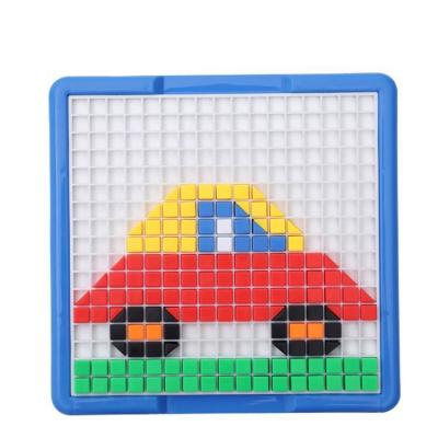 China New Fancy/Environmental/Educational/Portable/Durable Good Quality For Kids Plastic Intelligence Cube Colorful Block Pegboard Jigsaw Puzzle Toy for sale