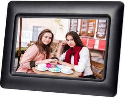 China European Popular Multi-Function Clock Market Electronic 7inch Picture Frame Digital Photo Frame for sale