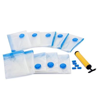 China Clothing Compress Bag Multifunctional Packing Transparent Compression Toy Storage Bag for sale