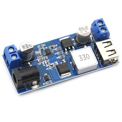 China Step-Down Charging Module Replace LM2596S DC-DC 24V/12V to 5V 5A Power Supply Buck Converter Adjustable USB Step-Down Charging Module for Phone for sale