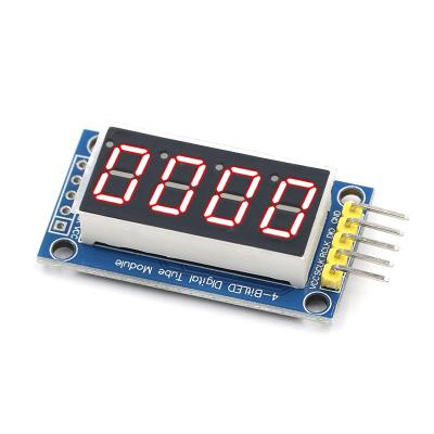 China 4 Bits Digital Tube LED Display Module Four Serial For Arduino 595 Driver 4 Bits Digital Tube LED Display Module for sale