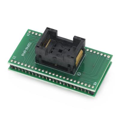 China Good Quality TSOP48 to DIP48 Adapter, TSOP48 Test Socket 0.5mm Pitch for RT809F RT809H and for XELTEK USB TSOP48 Programmer to DIP48 Adapter for sale