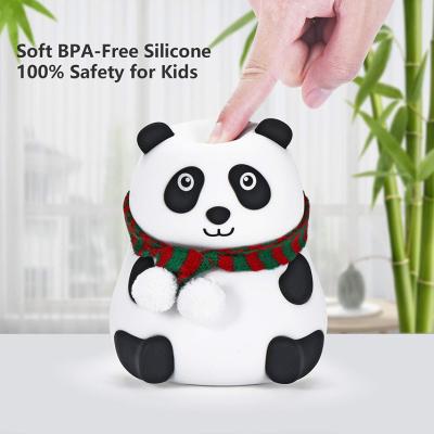 China OEM Free Sample Soft Silicone Creative Cute Creative Animal Wireless Rechargeable Smart Wireless Wholesale Cute Shaped Night Light Silicone Night Light OEM Free Sample for sale