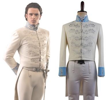 China Prince costumes Wholesale Cinderella 2015 Film Prince Charming Kit Uniform Outfit Cosplay Costume from Cinderella 2015 for sale