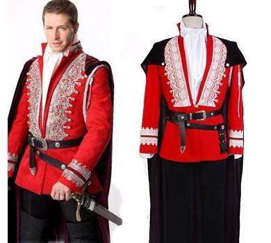 China Prince costumes Wholesale Once Upon a Time Prince Charming Uniform Outfit Cosplay Costume from Once Upon a Time for sale