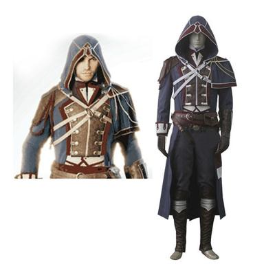 China Game Costumes Wholesale Custom Made Assassin's Creed Unity Arno Victor Dorian Costume cosplay for sale