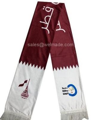 China Qatar National Day Velvet Wool Warm Scarf, UAE Scarf Gift for sale