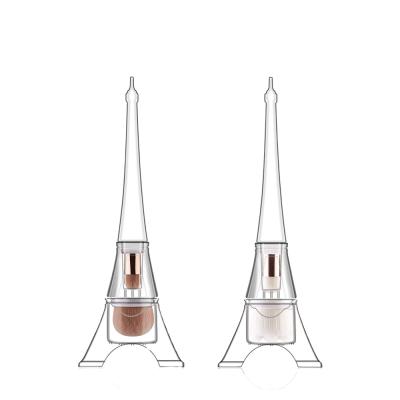 China ZOREYA Flat Brush Eiffel Tower Makeup Brush 2 in 1 Facial Scrub Nose Brush Integrated Brush Crystal for sale